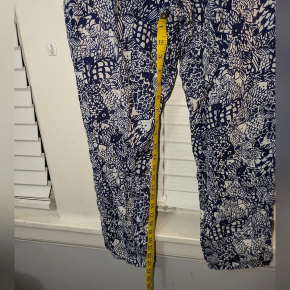 Lilly Pulitzer for Target Blue and White Strapless Jumpsuit. Size L. EUC - Picture 8 of 11